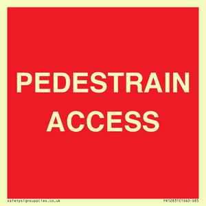 PEDESTRAIN ACCESS